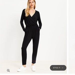 Lou and Grey black casual jumpsuit. Size small